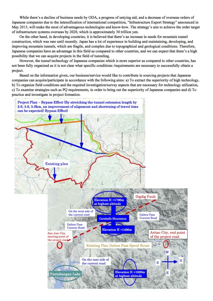 Dalton Pass Bypass Road in Philippines