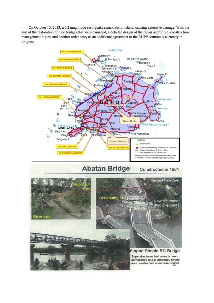 Philippines- Detailed Engineering, Procurement of Civil Works and Construction Supervision